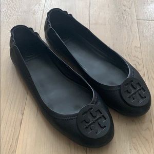 TORY BURCH Minnie Travel Ballet Flat (Size 7.5)